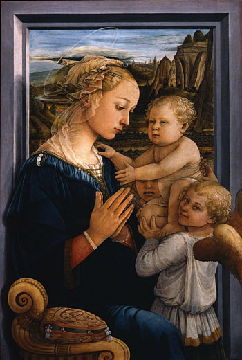 Madonna con Bambino e Angeli - Lippi