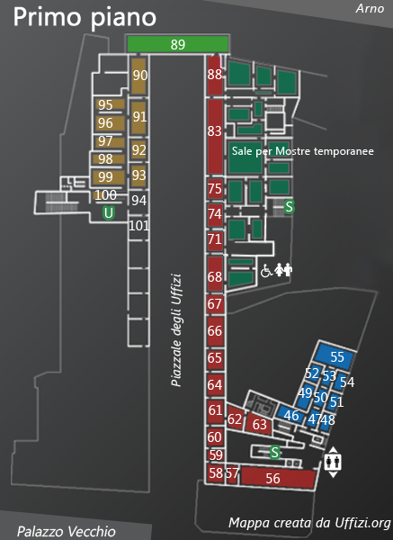 Mappa primo piano