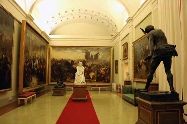 Just one of the many rooms of the Modern Art Gallery